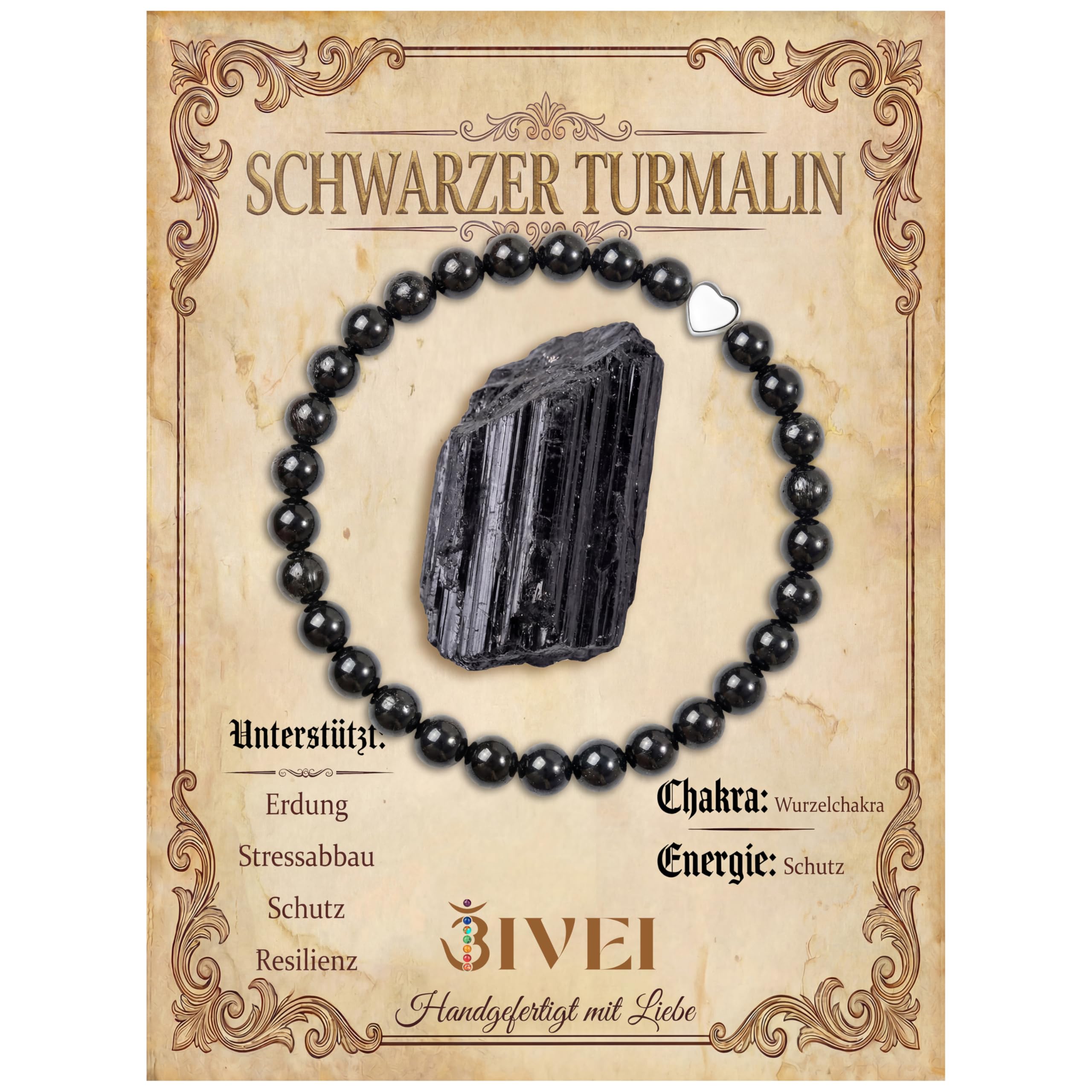 Bivei 6 mm Crystal Stretch Bracelets for Women | Handmade natural stone bead bra
