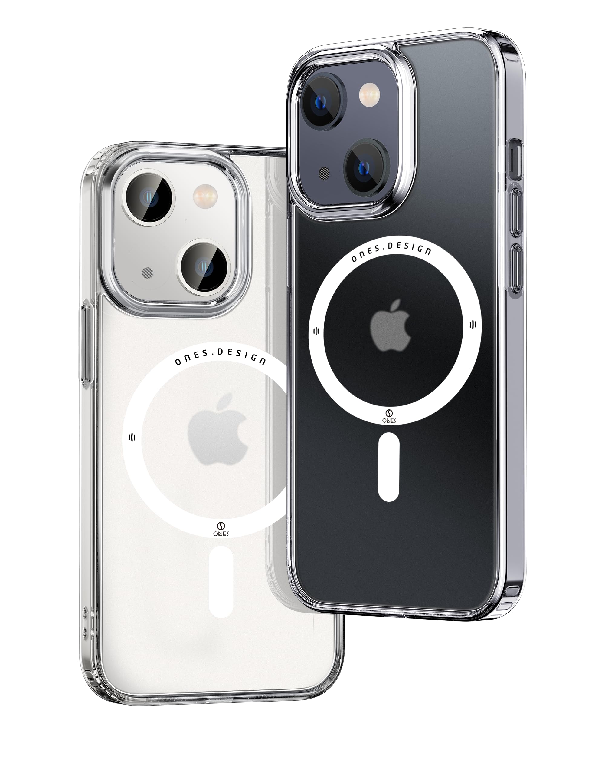 ONES Custodia magnetica ibrida rigida compatibile con iPhone 14 MagSafe, protezi