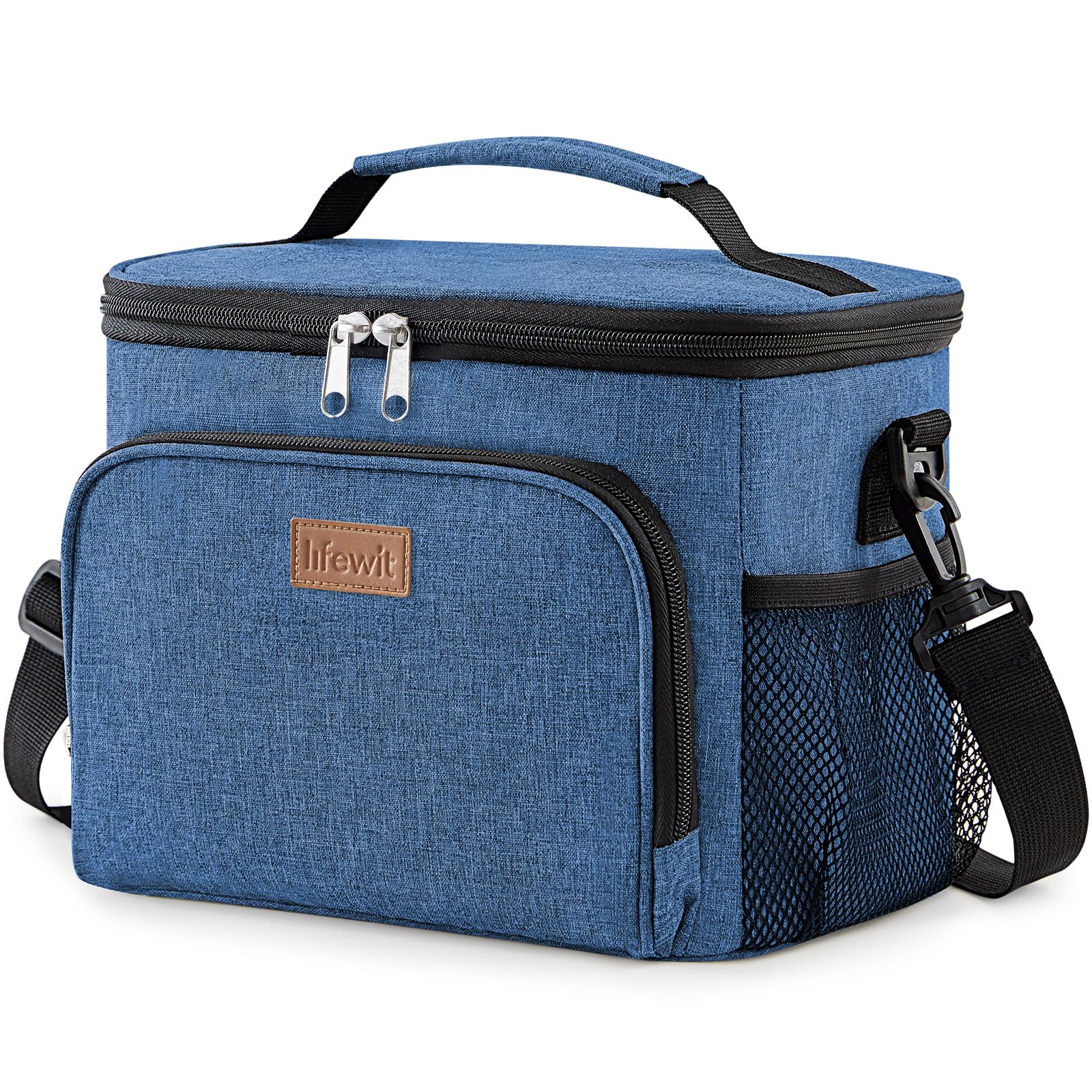 Lifewit Thermal Bag for Food, 15 L (24 Cans), Small Portable Cooler Bag