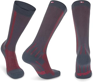 DANISH ENDURANCE Compression Socks, Flight Socks, 21-26 mmHg, 1 & 2-pack
