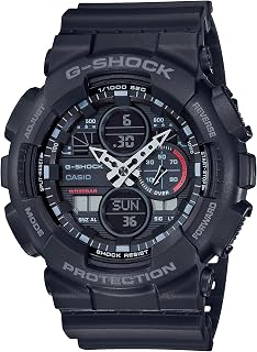 Casio G-Shock GA140-1A1 | Analog-Digital Watch | 200M Water Resistant | Shock & Magnetic Resistant | Dual Time Display | Sporty & Casual Design