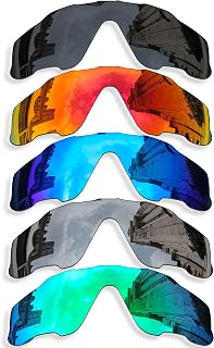 5 Pieces Polarized Replacement Lenses for Oakley Jaw-breaker OO9290 Sunglasses, Anti-Scratch and Impact Resistant
