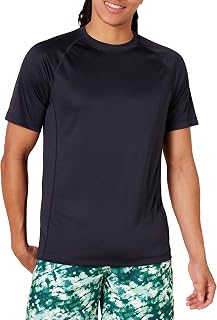 Amazon Essentials UPF 50 Men's Swimming T-Shirt with Short Sleeves and Quick-Drying