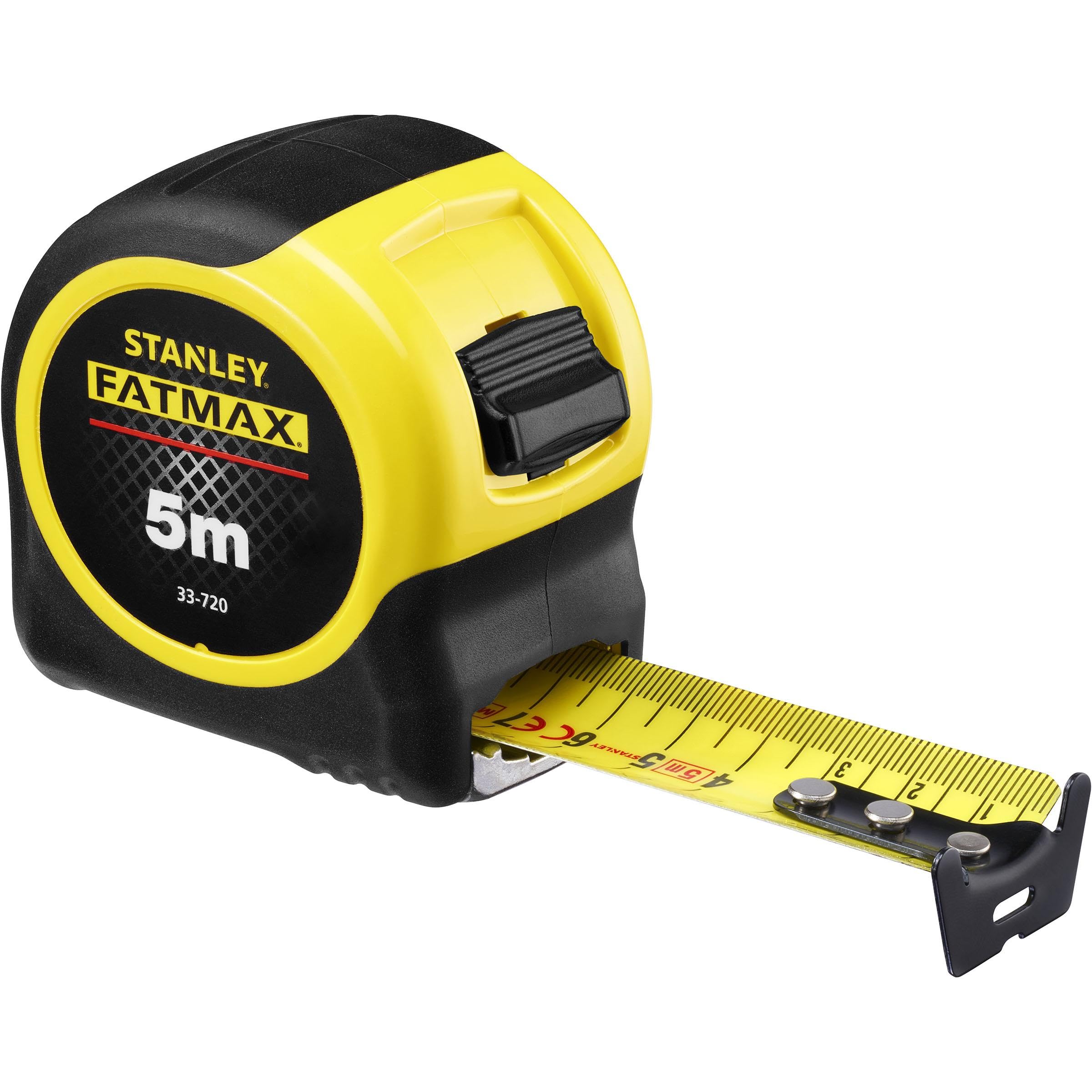 STANLEY FATMAX 5m Tape Measure with BladeArmor, 0-33-720 | 32mm Wide, Durable Bl