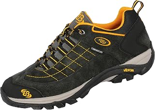 Bruetting Mount Crillon Unisex Adult's Low Rise Hiking Shoes, Grey (Anthrazit/Orange Anthrazit/Orange), 8.5 UK (42 EU)