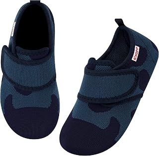 Kyopp Children's Barefoot Shoes with Fastening for Boys and Girls