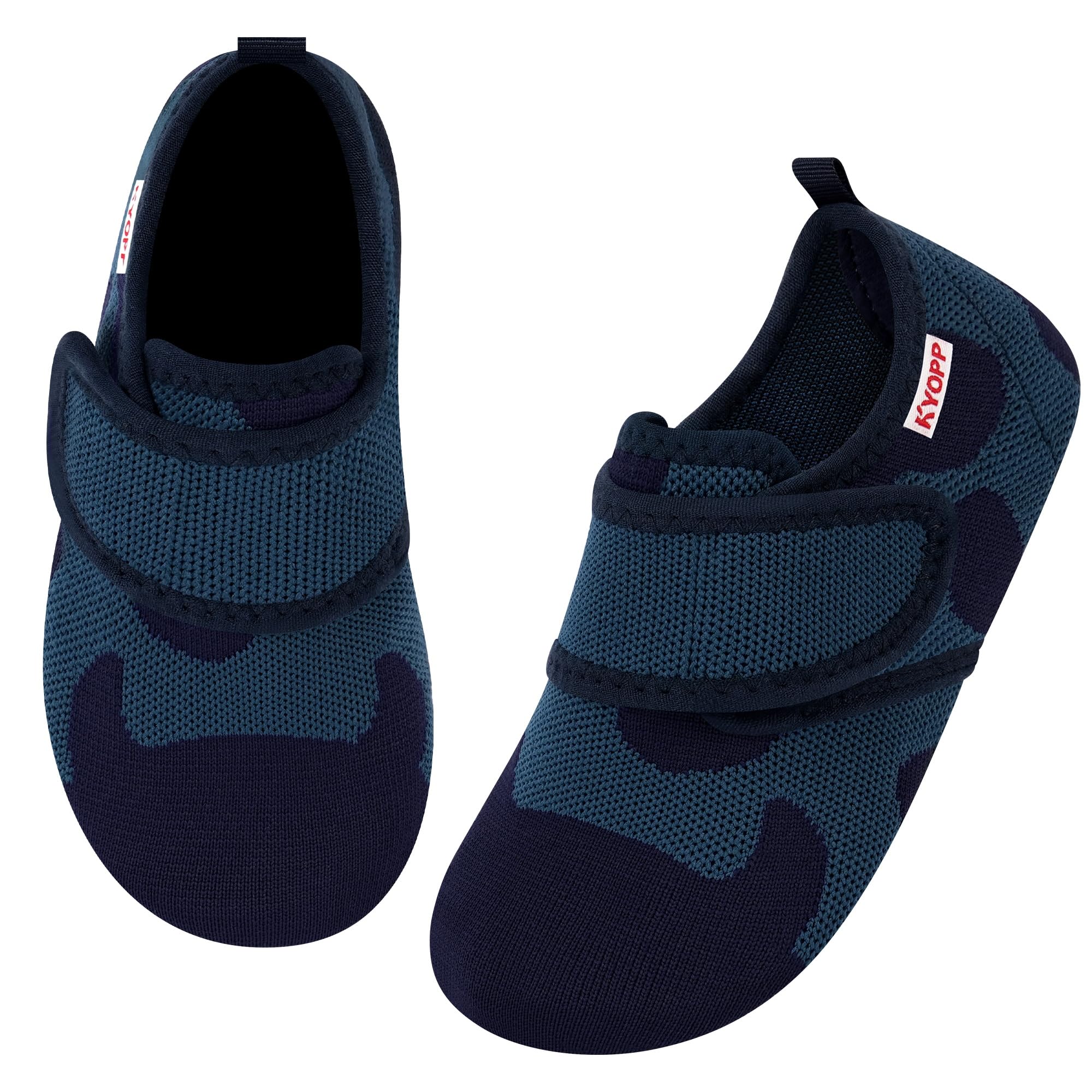 Kyopp Children's Barefoot Shoes with Fastening for Boys and Girls