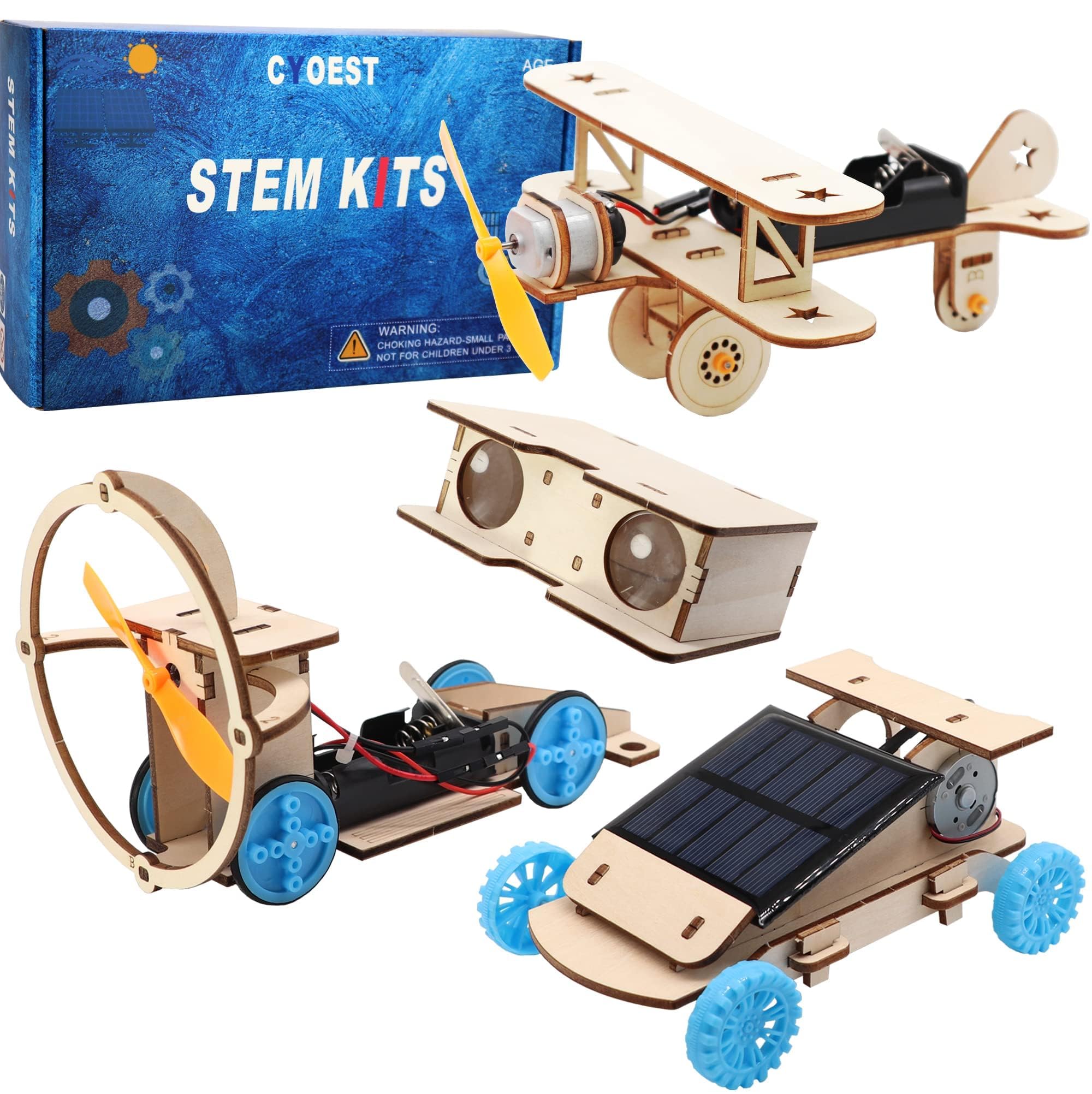STEM Kits for Kids 8-12, STEM Toys 8-13, Science Projects Boy Birthday Gift | 4 