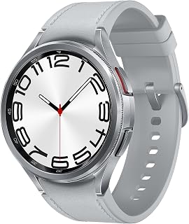 SAMSUNG Galaxy Watch 6 Classic 47mm LTE Smartwatch, Rotating Bezel, Fitness Tracker, Personalized HR Zones, Advanced Sleep Coaching, Heart Monitor, BIA Sensor for Health Insights, US, Silver (Renewed)
