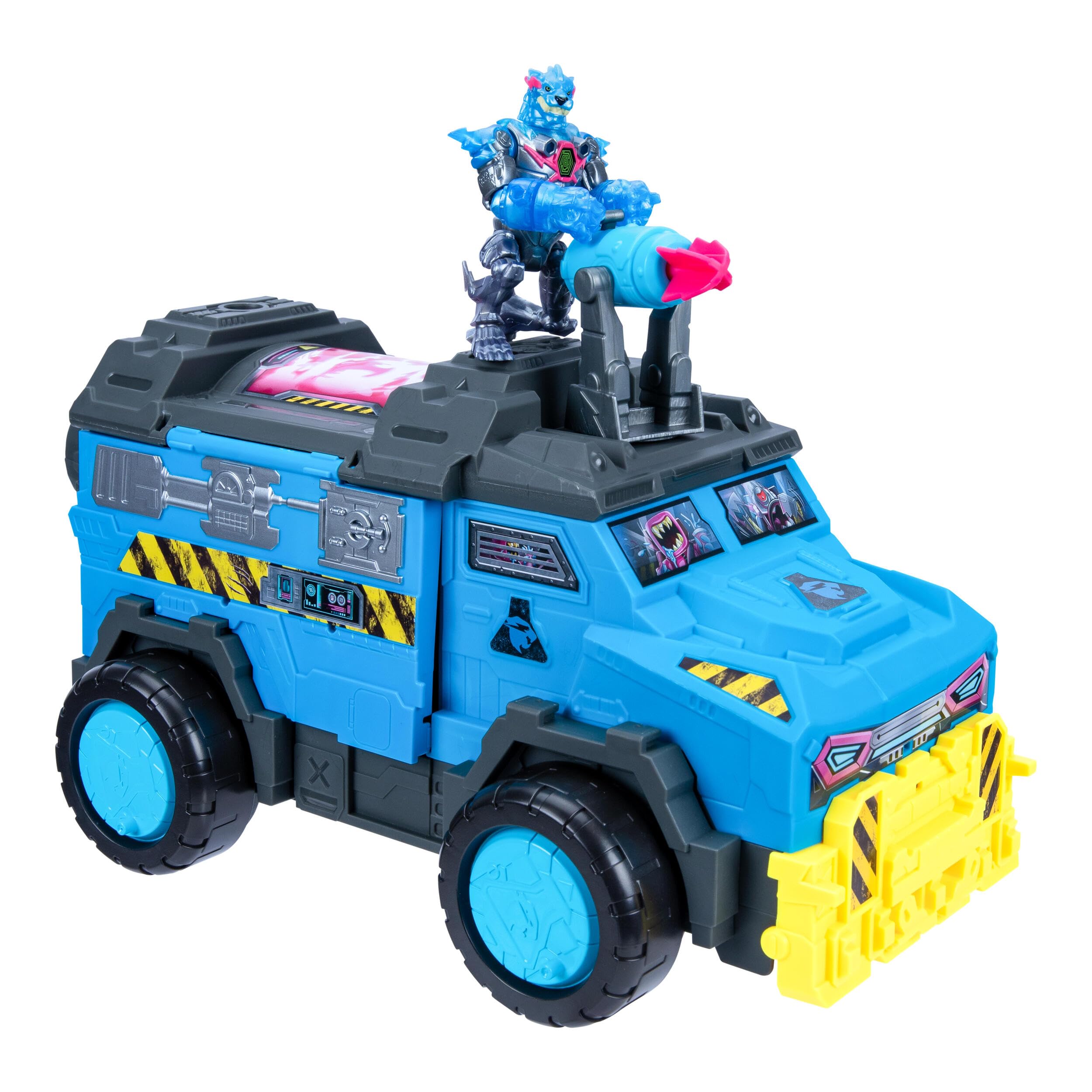 MrBeast Lab Hybrids Mobile Battle Lab, MEGA-TECH Hybrid Figure, Toy Vehicle | Co