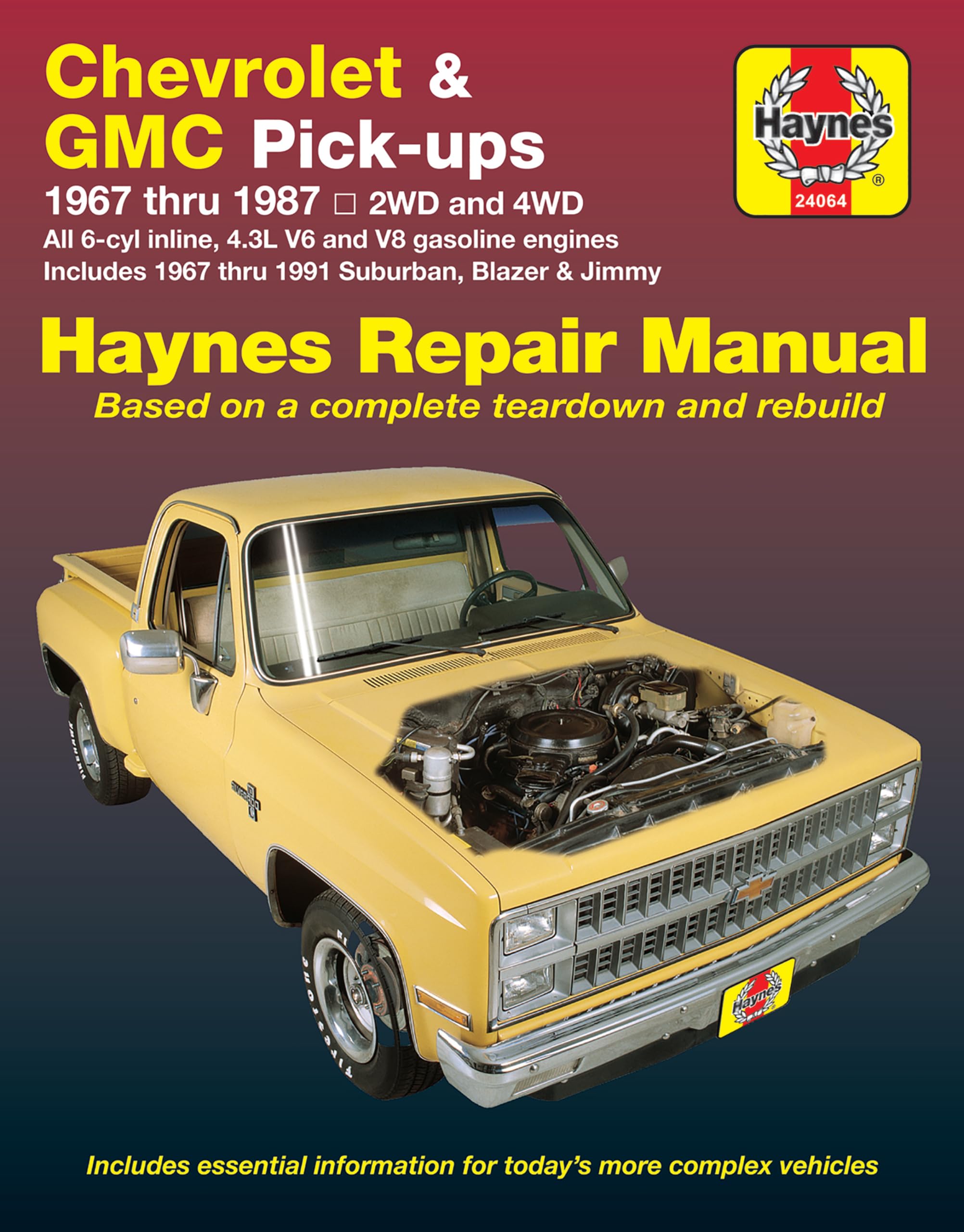Chevy & GMC 4 3L & V* Pick-ups (67-87) & Suburban, Blazer & Jimmy (67-91) Haynes