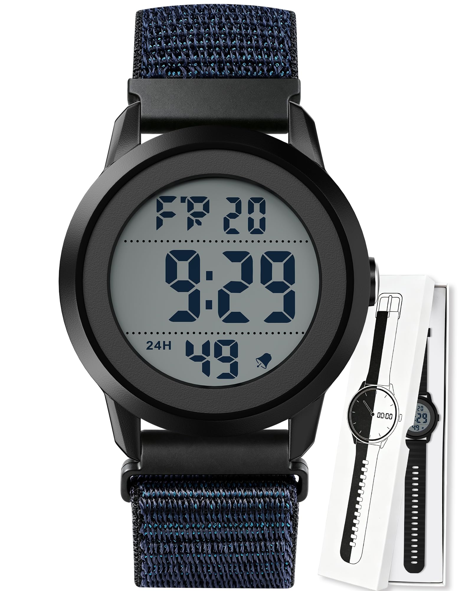 CKV Kids Watch Digital with 1.5'' Dial 30M Waterproof with Backlight | Multifunc