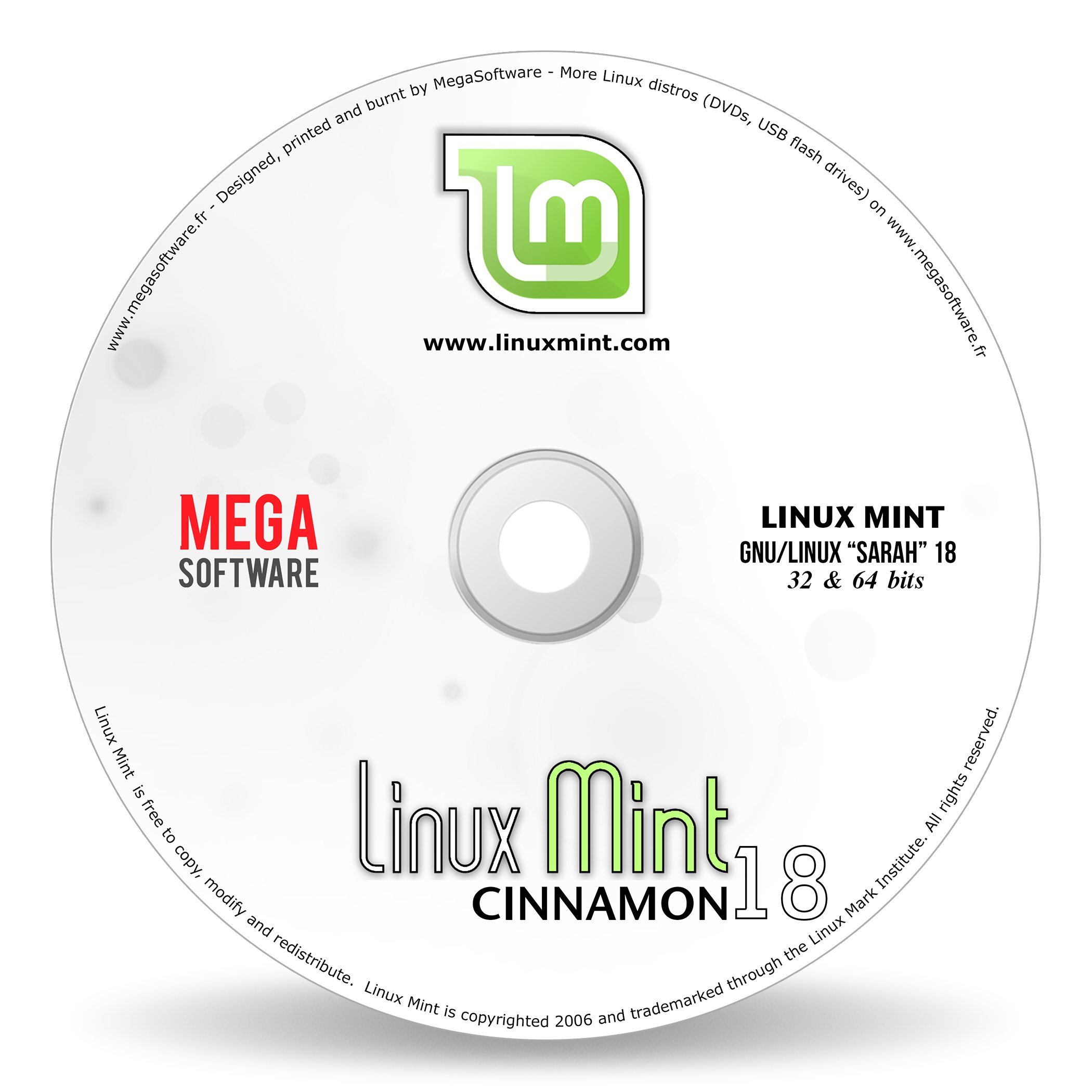Linux Mint 18 Live - Cinnamon - 32 & 64 bits - DVD