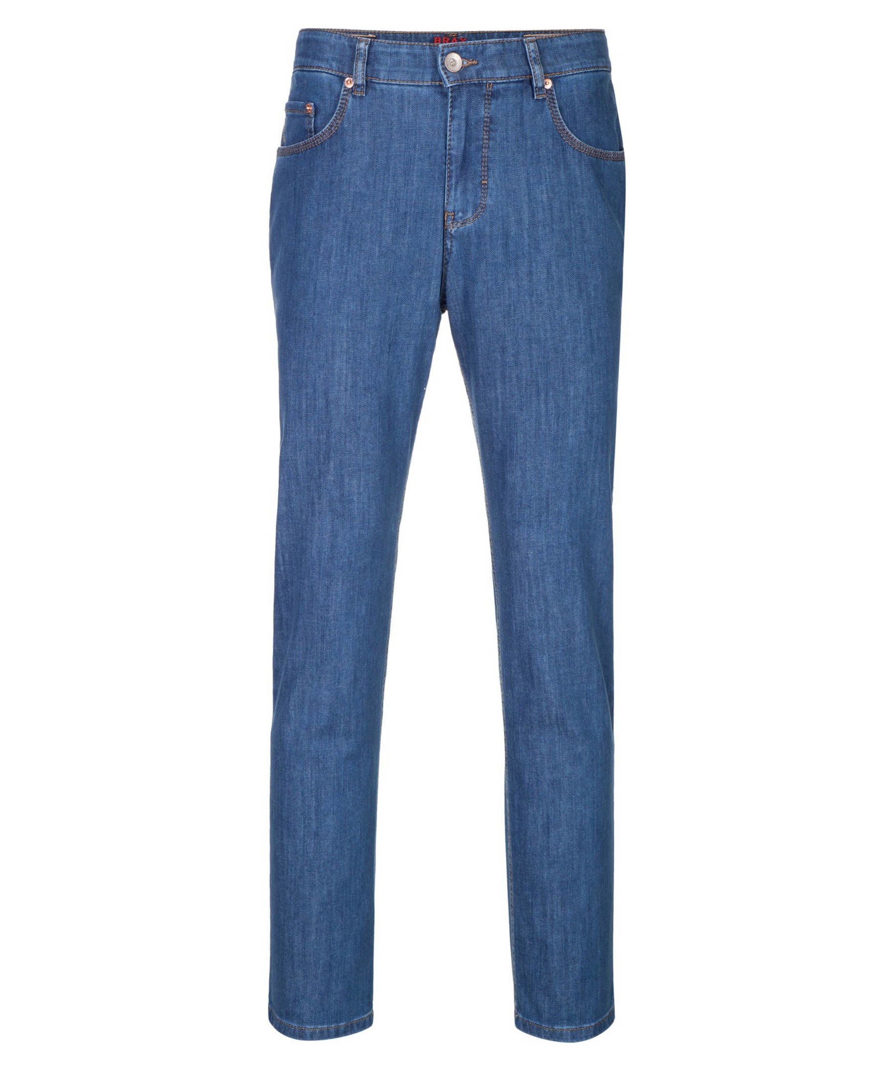 BRAX Men's Style Cooper Fancy Five Pocket Trousers in Marathon Quality 01 Trouse