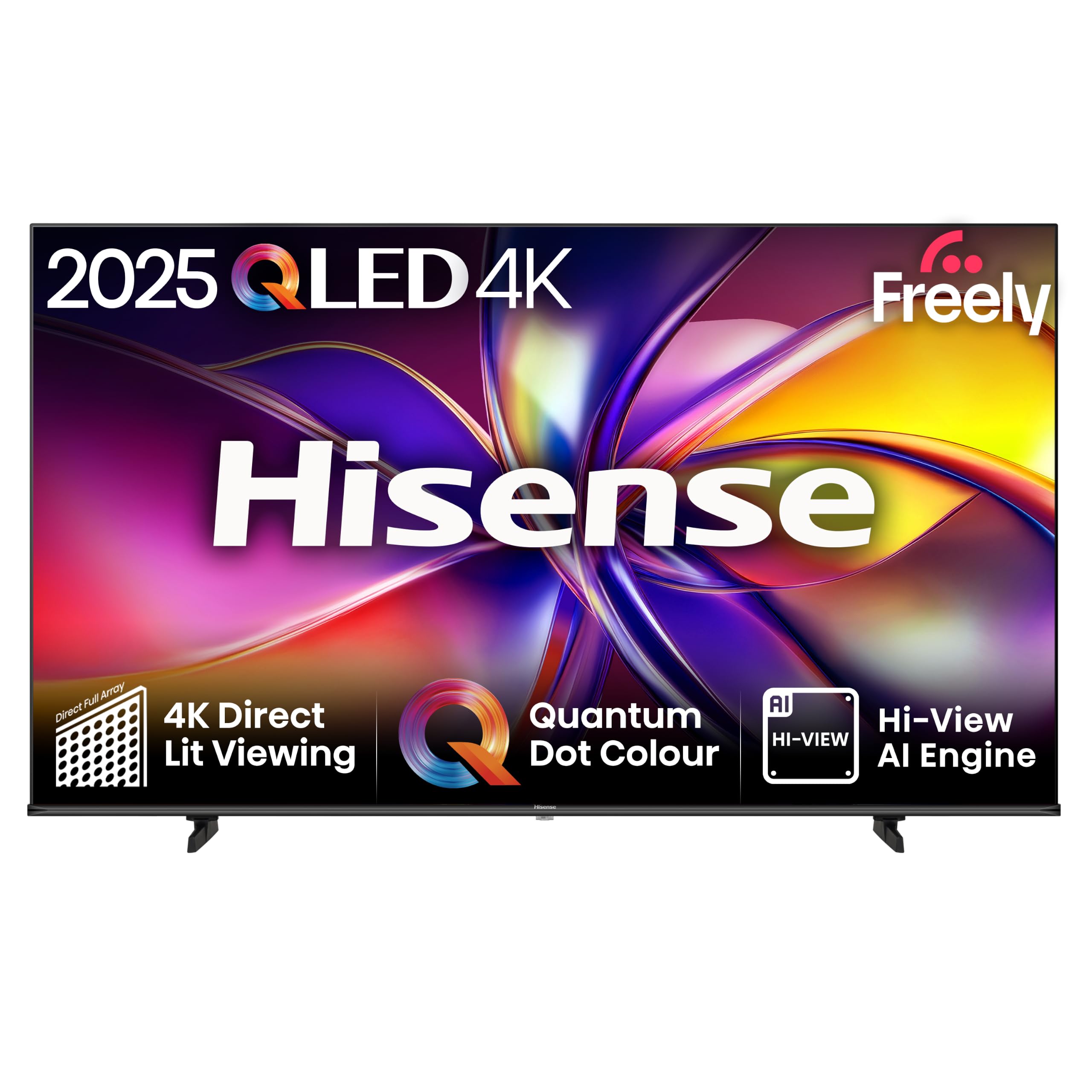 Hisense 55" 55E78QTUK QLED Smart AI TV - 4K Direct Lit Viewing, Quantum Dot Colo