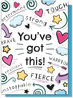 Encouragement Card, You've Got This Card, Cancer Card for Friend, Thinking of You Card, Get Well Card, Inspirational Card, Support Card for Friend Going Through Hard Times, Chemo Card