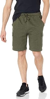 Amazon Essentials Mens Fleece Cargo Shorts