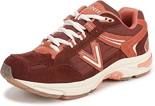 Vionic Zapatillas con Cordones 23Walk 2.0 para Mujer, Piel de Sable y Gamuza, 3.5 UK Wide