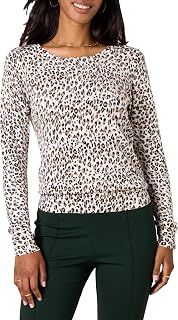 Amazon Essentials Women's Lightweight Crew Neck Long Sleeve Sweater (Plus Size Available)