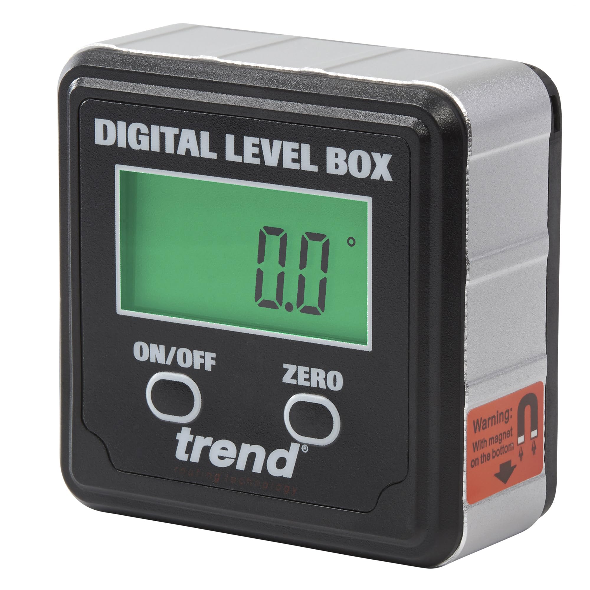 Trend Digital Level Box and Angle Finder (Magnetic Base & LCD Display) for Woodw