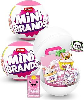 Mini Brands Kawaii Capsule 2 Pack by ZURU Surprise Collectable Minis in Blind Packaging, Japanese-Themed Miniature Toys, Great Gifts for Girls and Kids