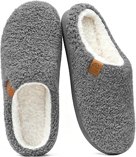 Evshine Damen Hausschuhe Memory Foam Winter Warme Plüsch Hausschuhe