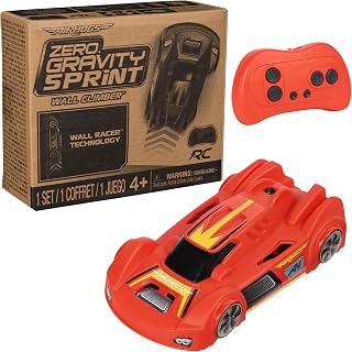 Air Hogs Zero Gravity Racing Wall Climber RC Car | Drives on Walls, Floors & Ceilings, Easy to Use Remote, USB-C Rechargeable, RC Car Toy Gifts for Kids Ages 4+