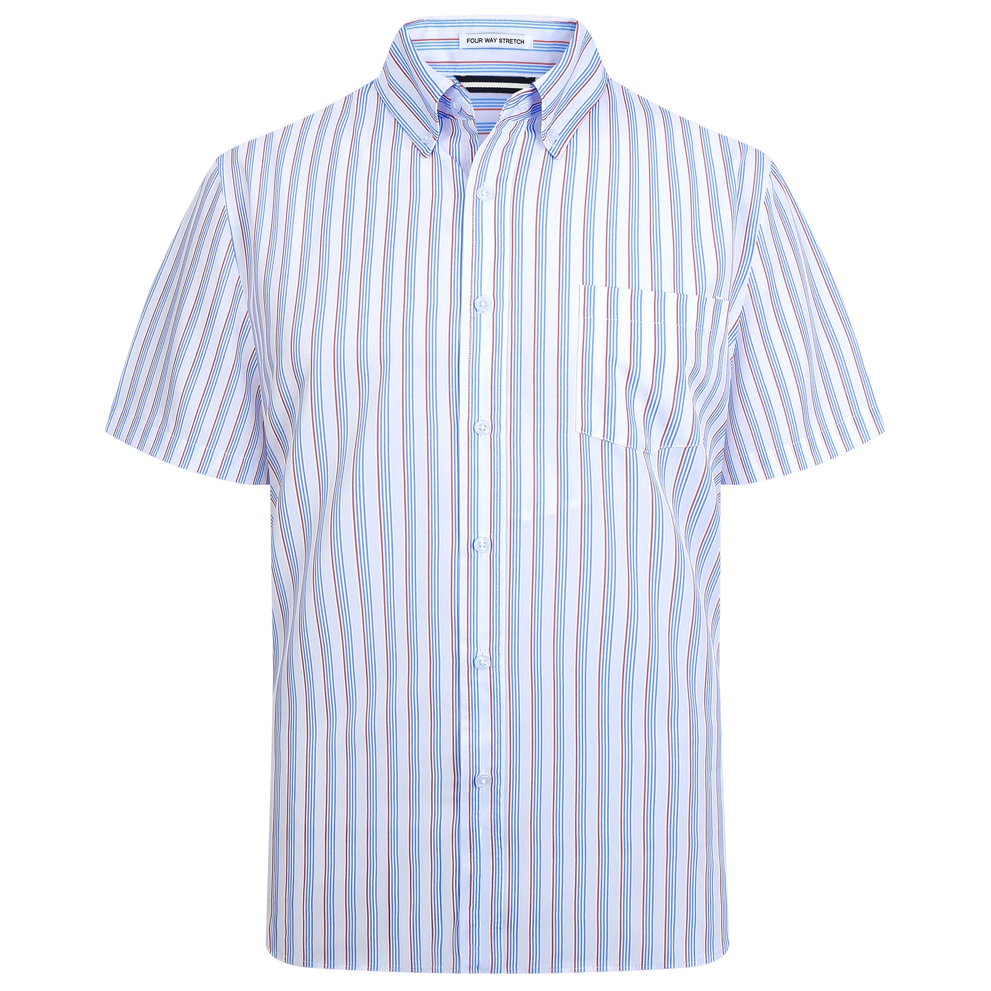WARHORSEE Mens Short Sleeve Button Down Shirts Wrinkle Free Dress Shirts