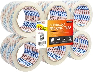 ADHES Heavy Duty Packing Tape Clear Packaging Tape
