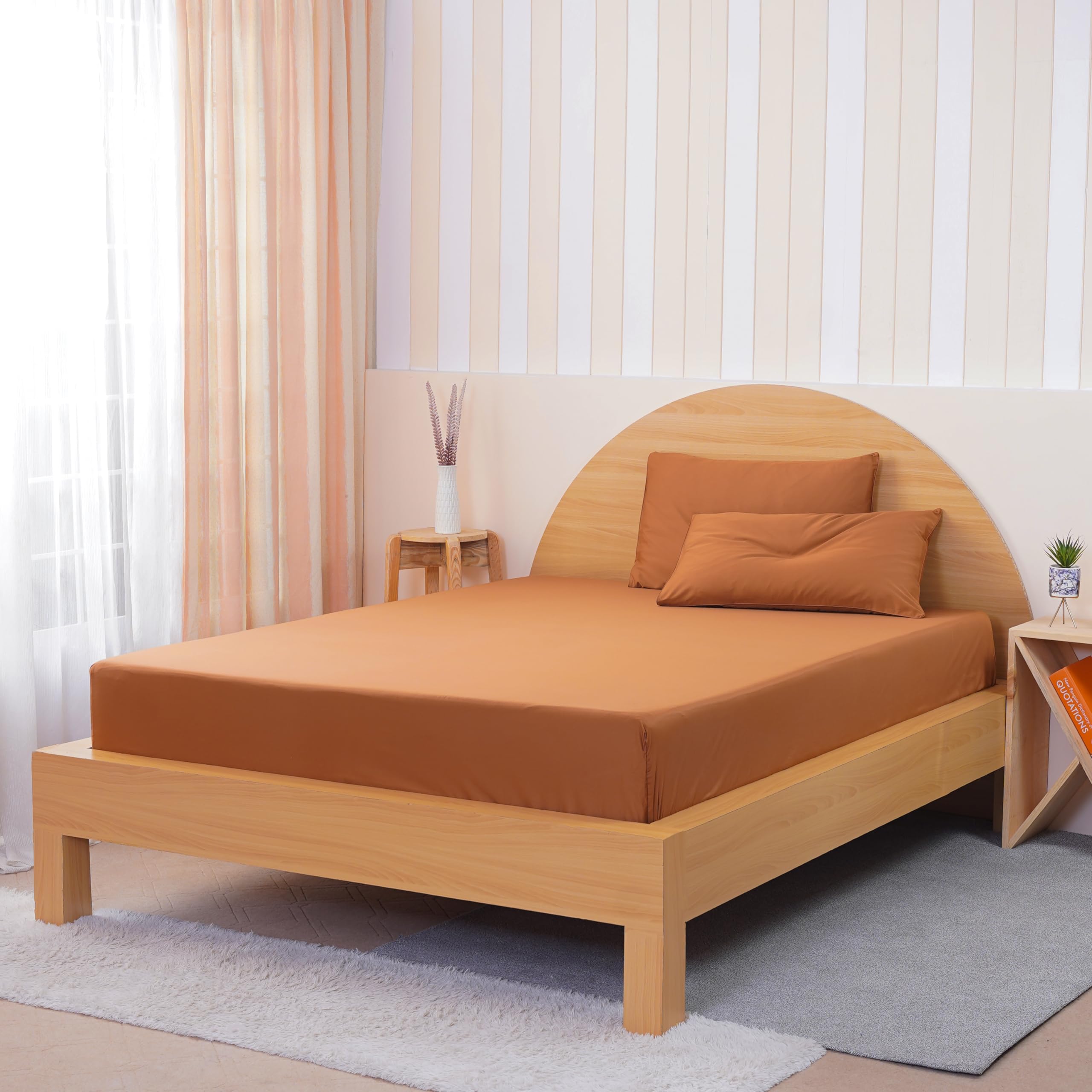 Sheet Story Bamboo King Size Fitted Sheets - 41cm Deep Pocket - 400 Thread Count