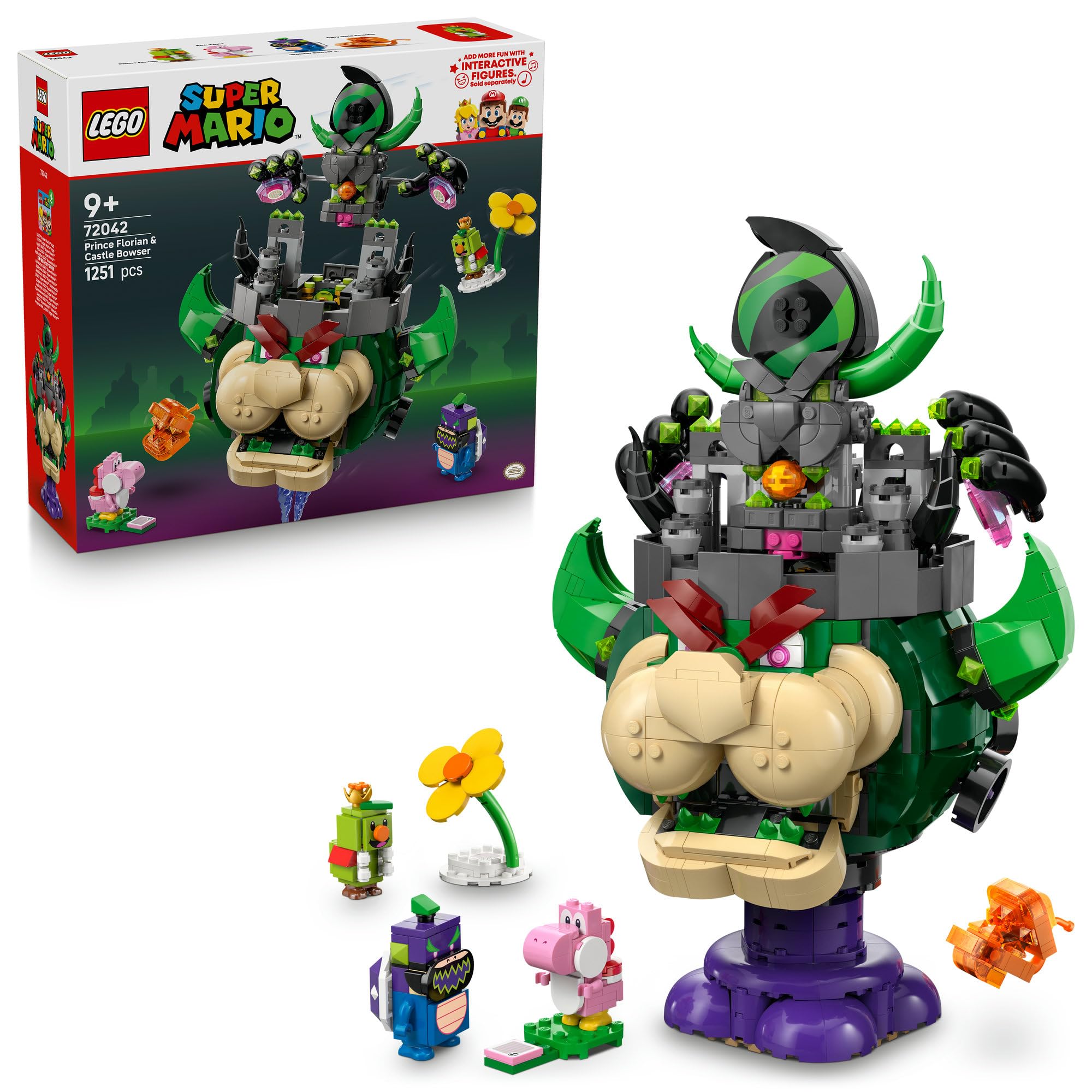 LEGO 72042 Super Mario Prince Florian Castle Bowper Toy for Boys and Girls