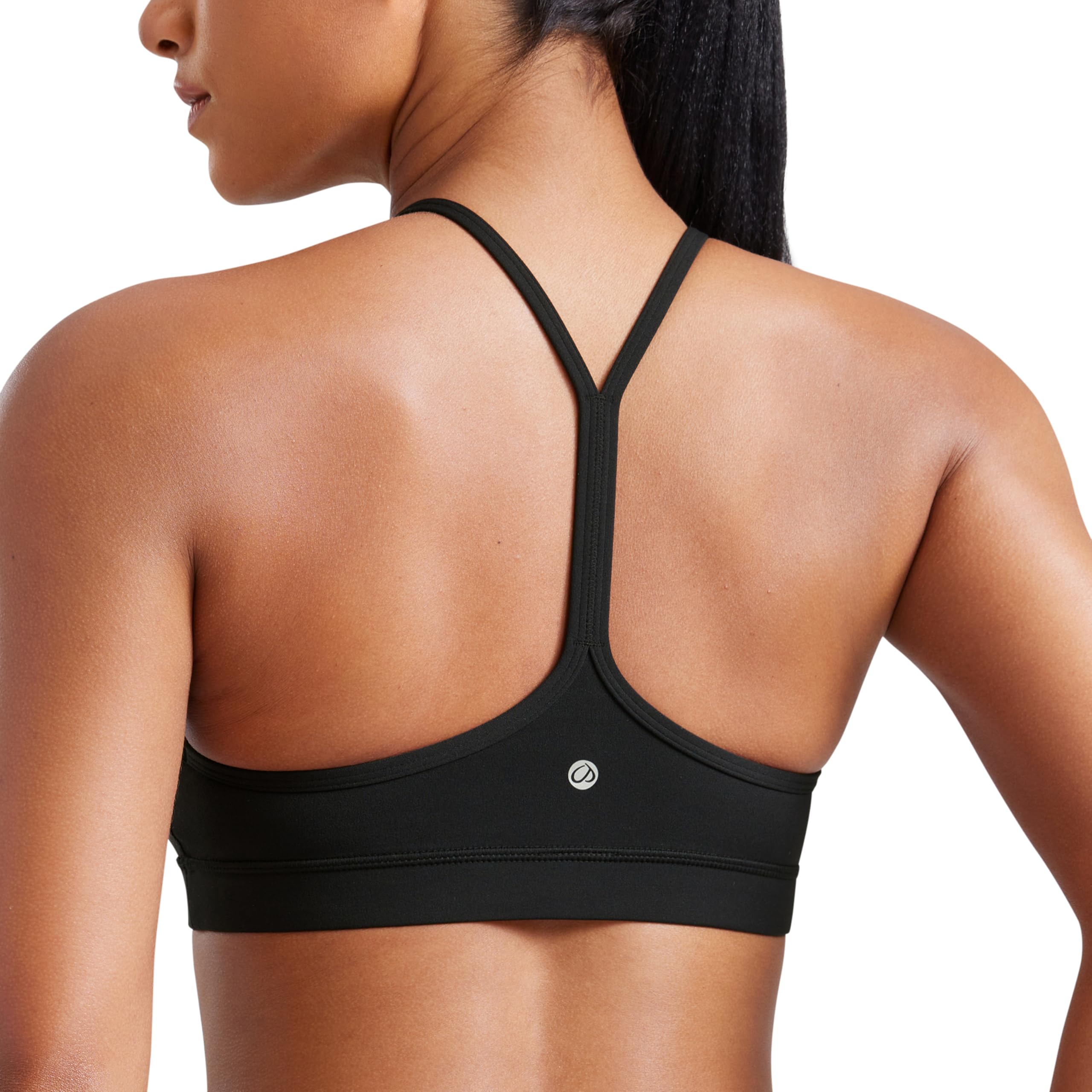 CRZ YOGA Butterluxe Y Back Sports Bras | Light Support, Removable Pads, Yoga, Ex