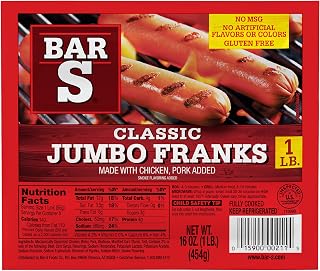 Bar S Jumbo Franks, 16 oz
