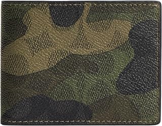 COACH Mens Slim Wallet - Designer Camouflage Print - One Size