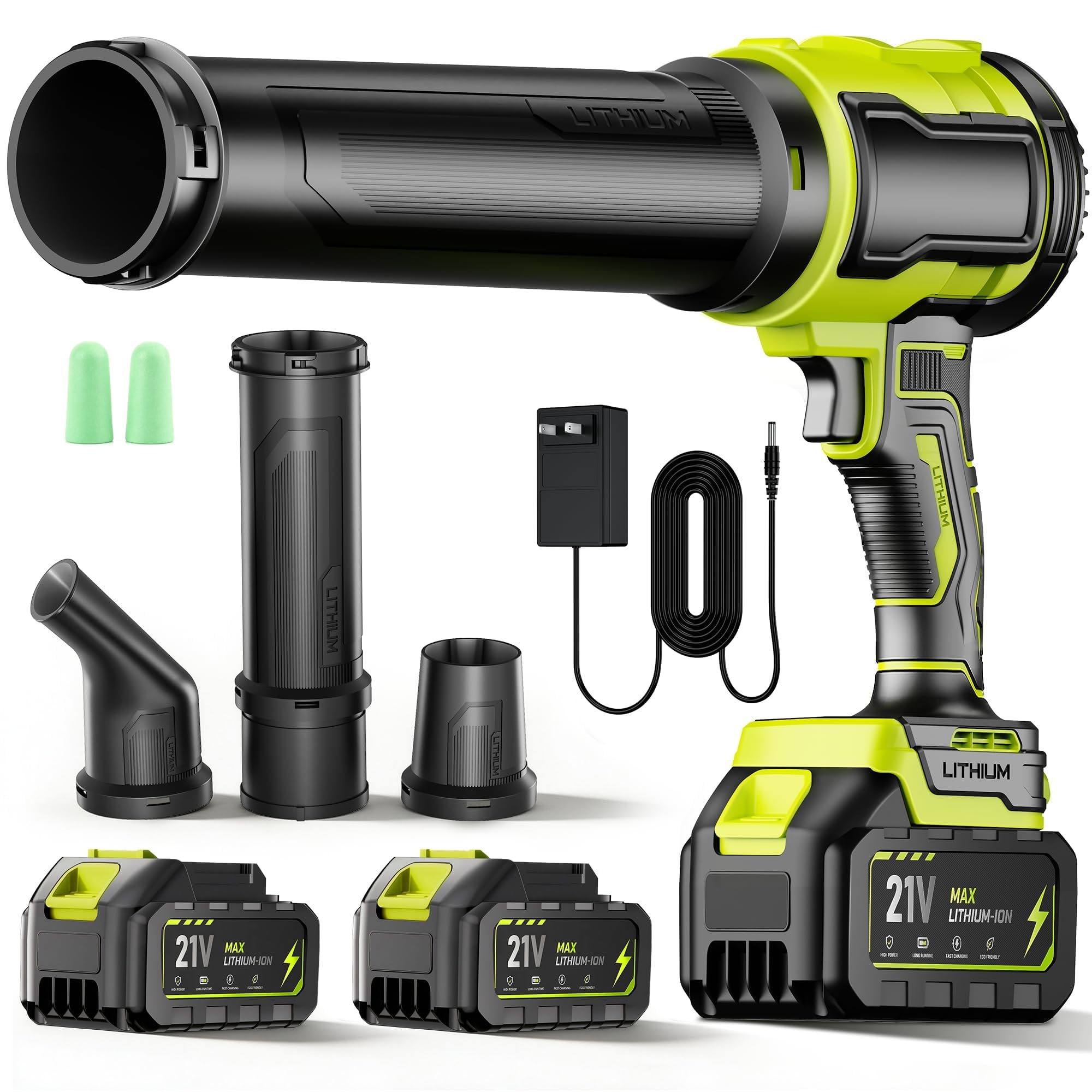 wanvzo Cordless Leaf Blower, Lightweight Handheld Blowers for Lawn Care | 990000