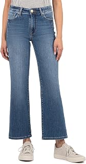 KUT from The Kloth Women's Charlotte High-Rise Wide Leg with Regular Hem Jeans
