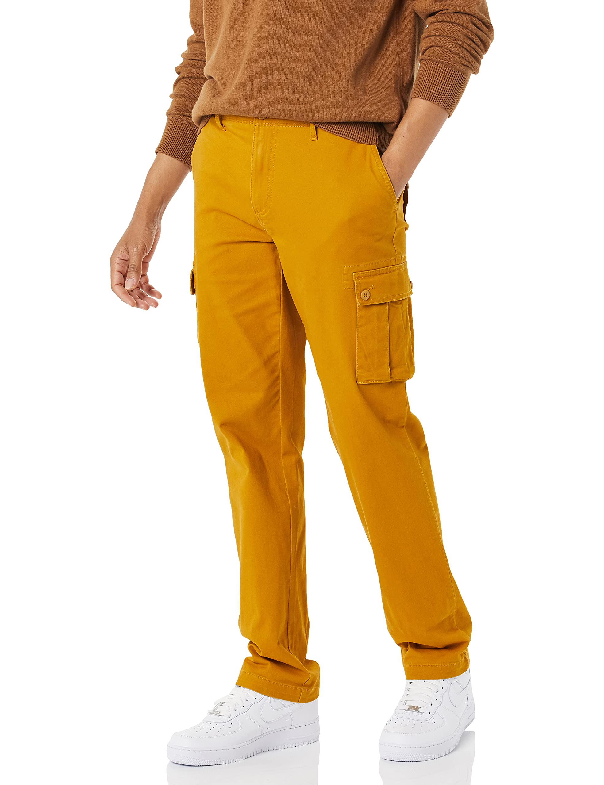 Amazon Essentials Men's Straight-Fit Breathable Stretch Cargo Pants (Available i
