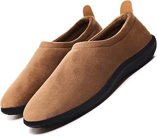 Men's Slippers Slippers Women's Warm Plush Soft Faux Fur Home Shoes with Winter Slippers