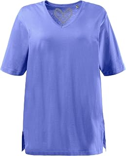Ulla Popken T-Shirt V-Ausschnitt Women's T-Shirt (Pack of 1)