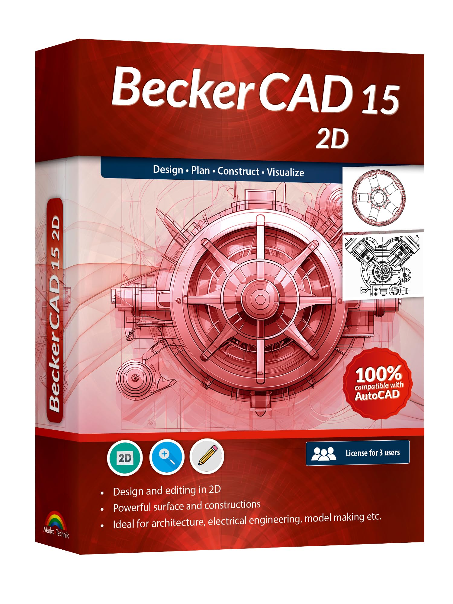 BeckerCAD 15 - 2D software for home design, architecture, engineering and more, 