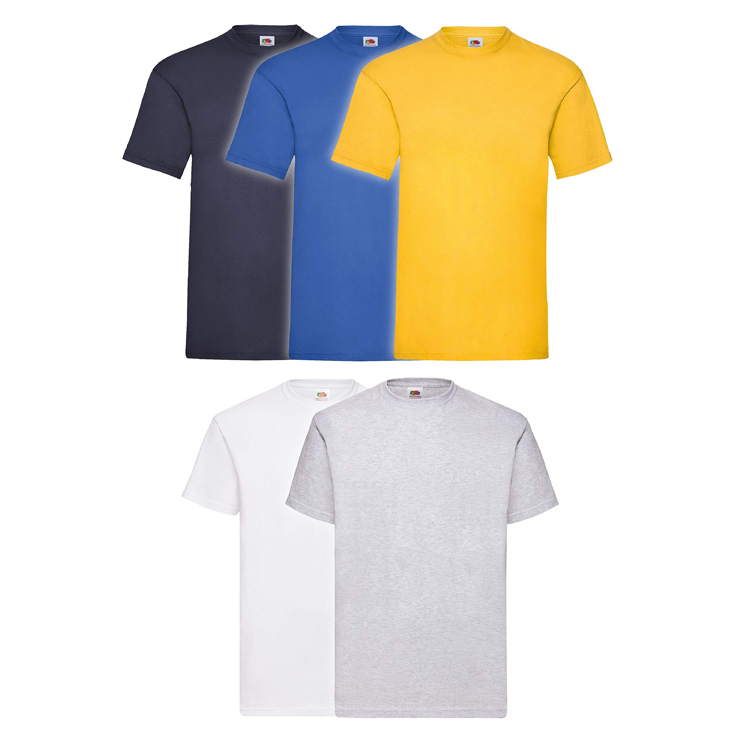 Fruit of The Loom Mens Valueweight Crew Neck, Short Sleeve T-Shirt, Not V Neck.