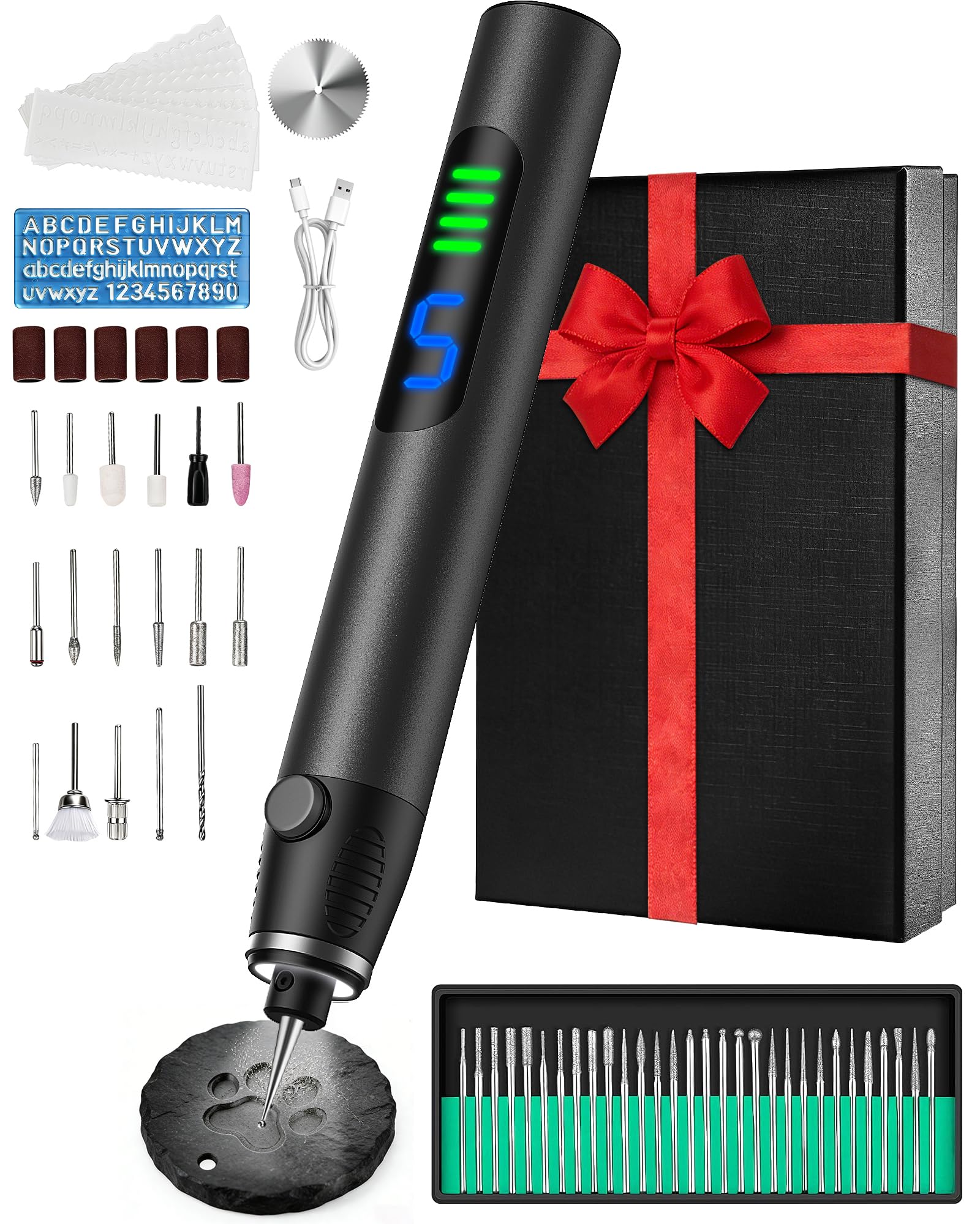 ZYOUO Engraving Pen for Metal, Wood, Glass, Plastic & All Materials - Cool Birth