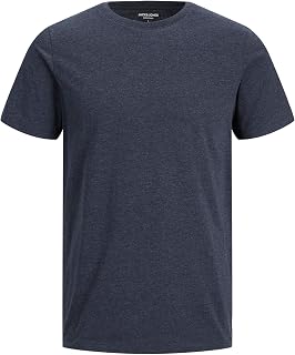 Jack & Jones Male T-Shirt Einfarbig Rundhals T-Shirt