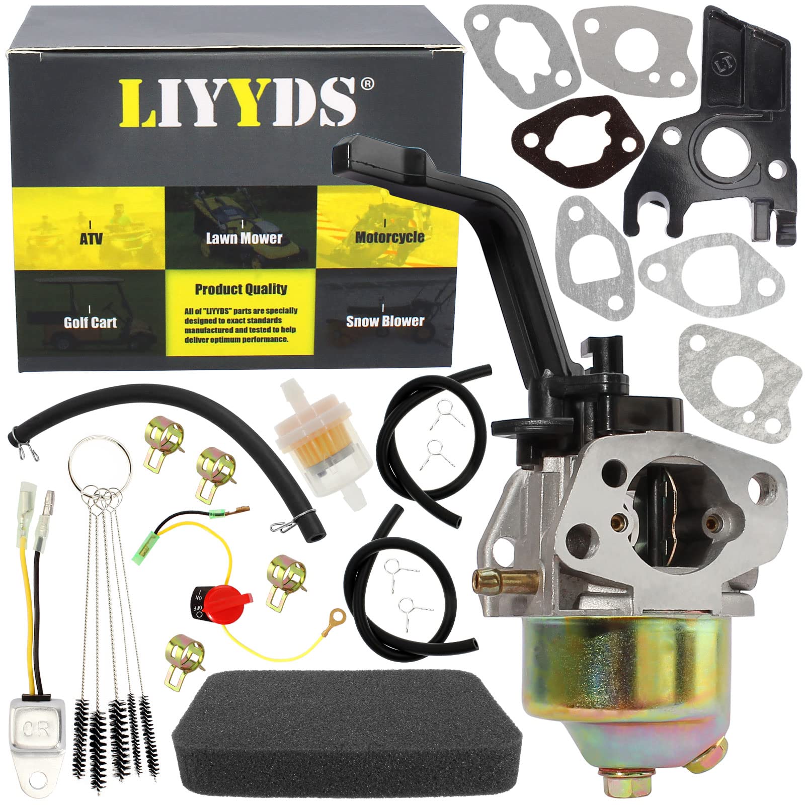 LIYYDS Carburetor Kit Compatible with Firman 3650/4550 Watt 208CC Portable Start