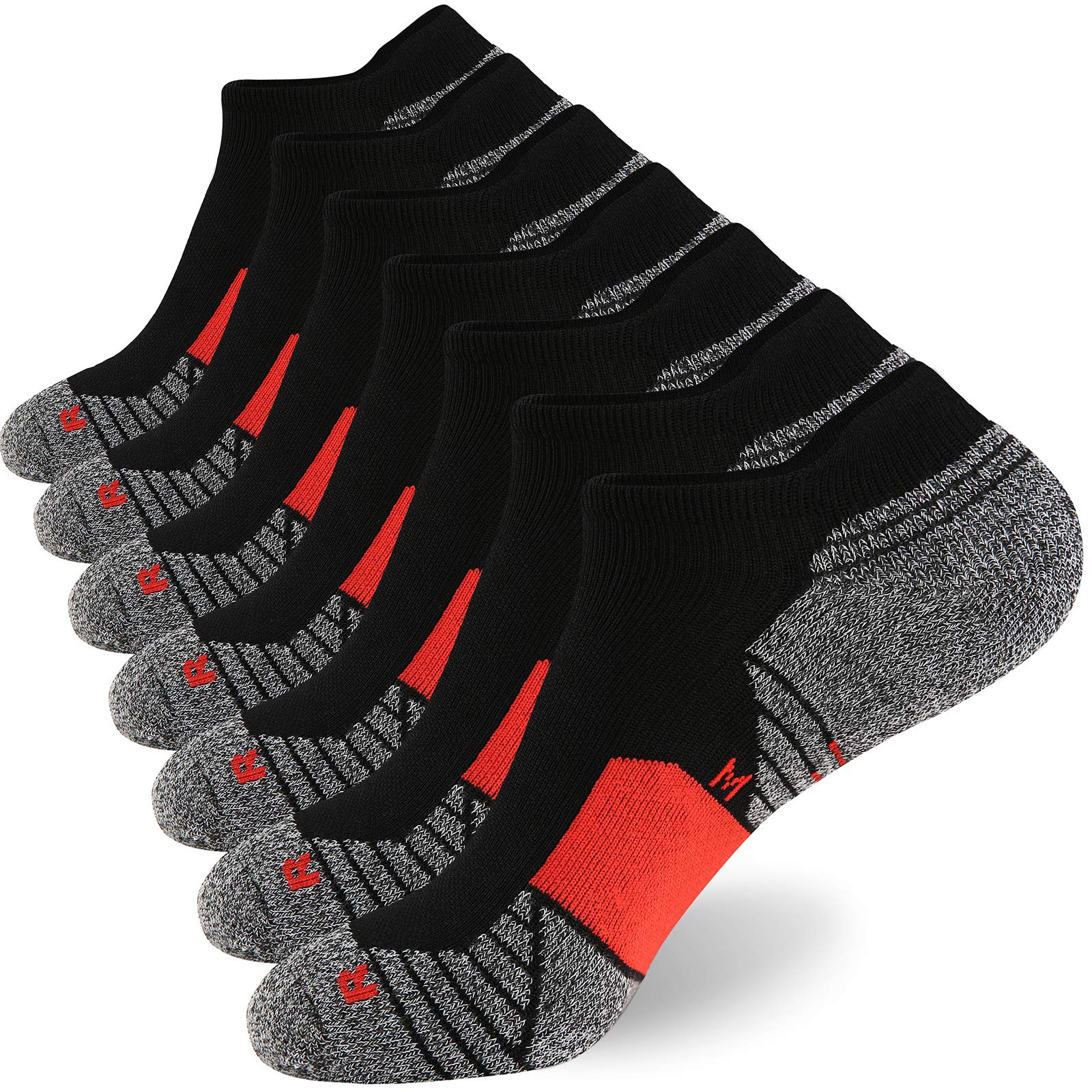 WANDER men's sneakers short socks men 6 pairs sports socks tennis socks running 
