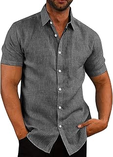 Coofandy Men's Western Western (Pack of 1)