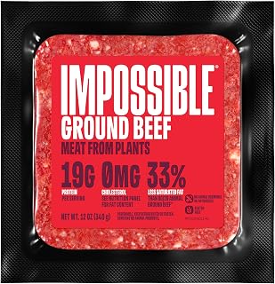 Impossible, Foods Burger Made from Plants, 12 Ounce