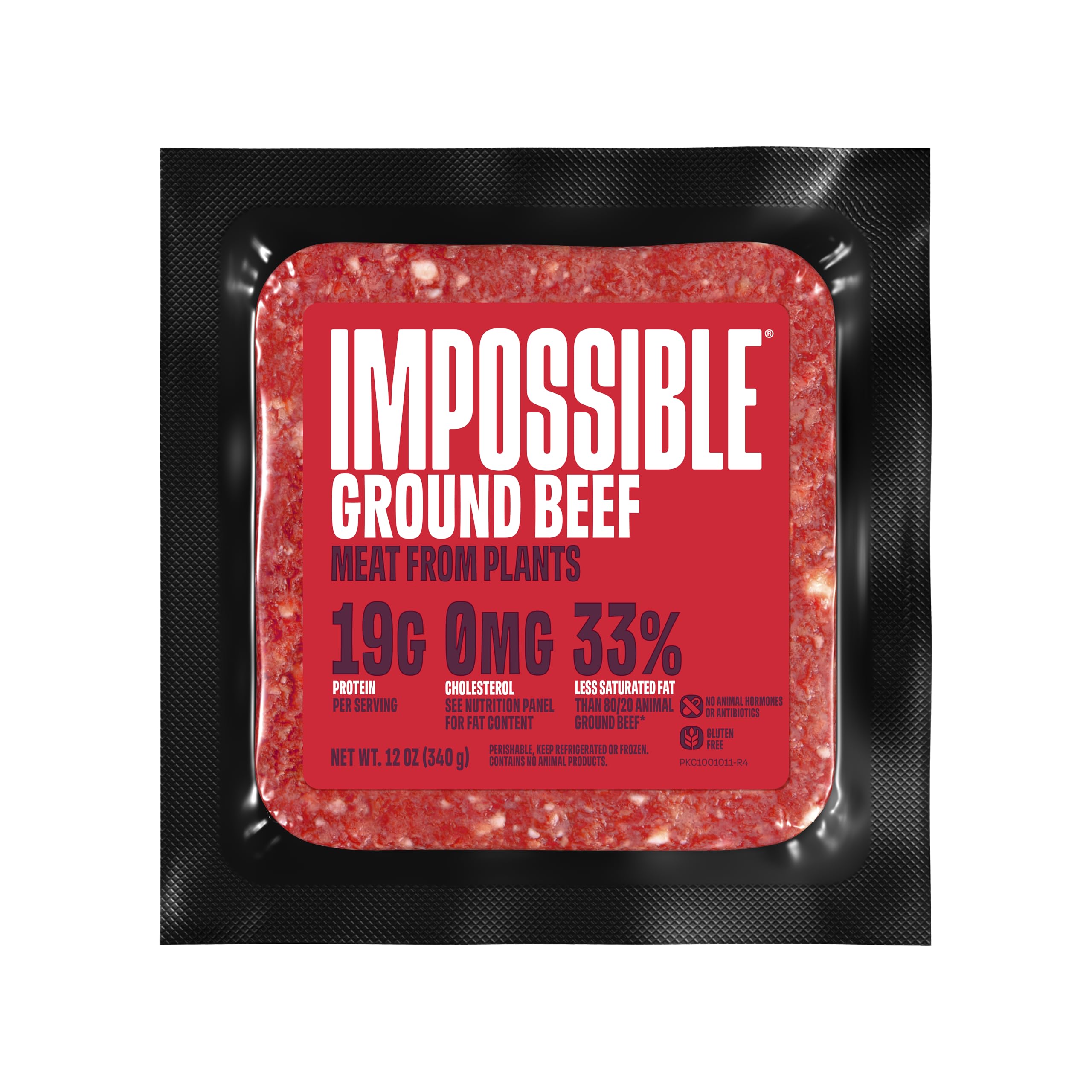 Impossible, Foods Burger Made from Plants, 12 Ounce