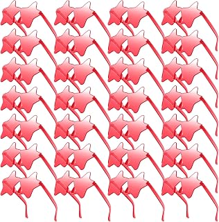 Morcheiong 10/20/30/40 Pack Star Sunglasses Colorful Rimless Sunglasses, Cool Pool Wedding Party Favor Pentagram Glasses