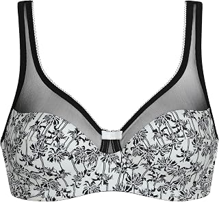 Dim Women's Classic Bra x1 | Perfect Support for Generous Breasts | Stretch Microfiber | U-Back and Wide Straps | Modern Look and Comfort